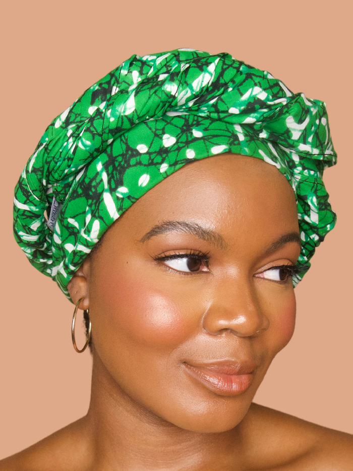 Ayan Green Ankara Headwrap