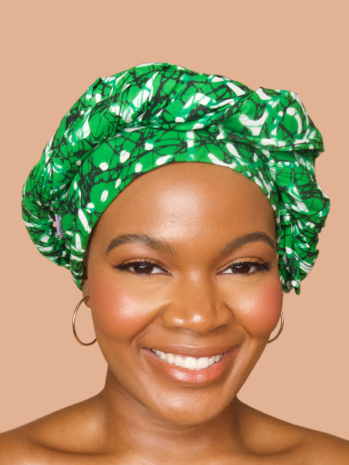 Ayan Green Ankara Headwrap