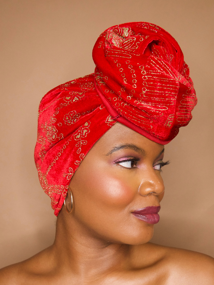 Johari Luxury Velvet Headwrap