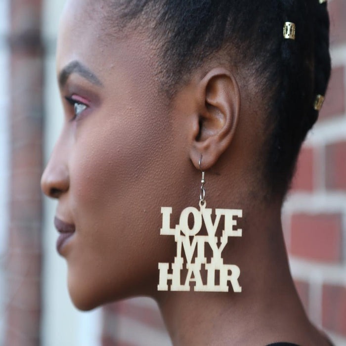 I Love My Hair Earrings