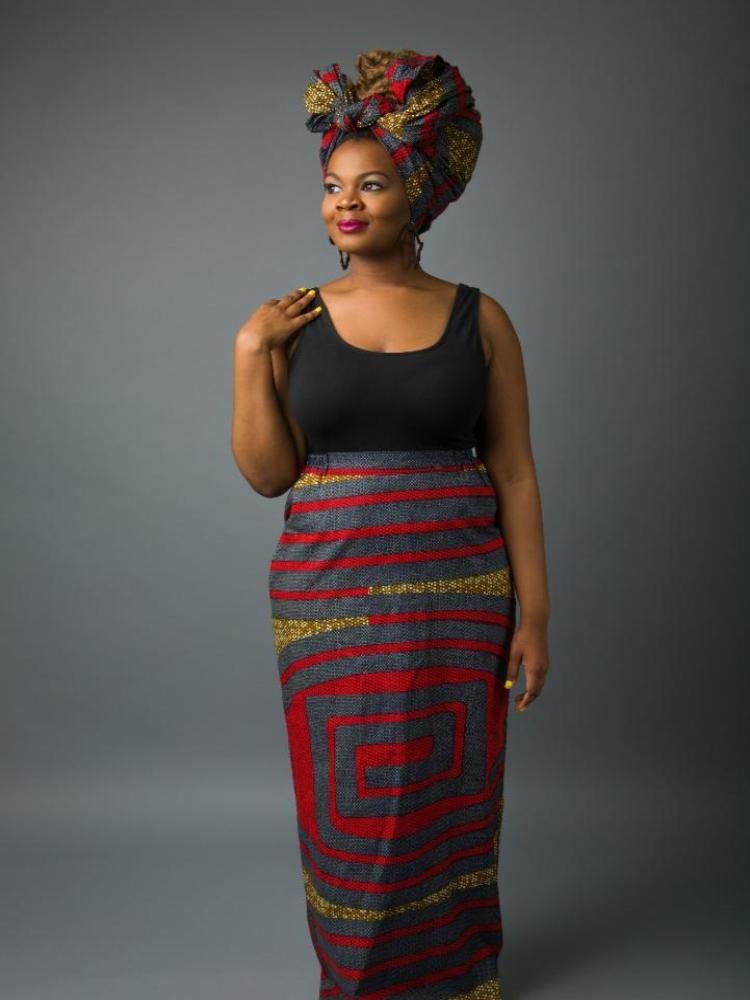 Nefertiti Long Pencil Skirt Touch of a Queen