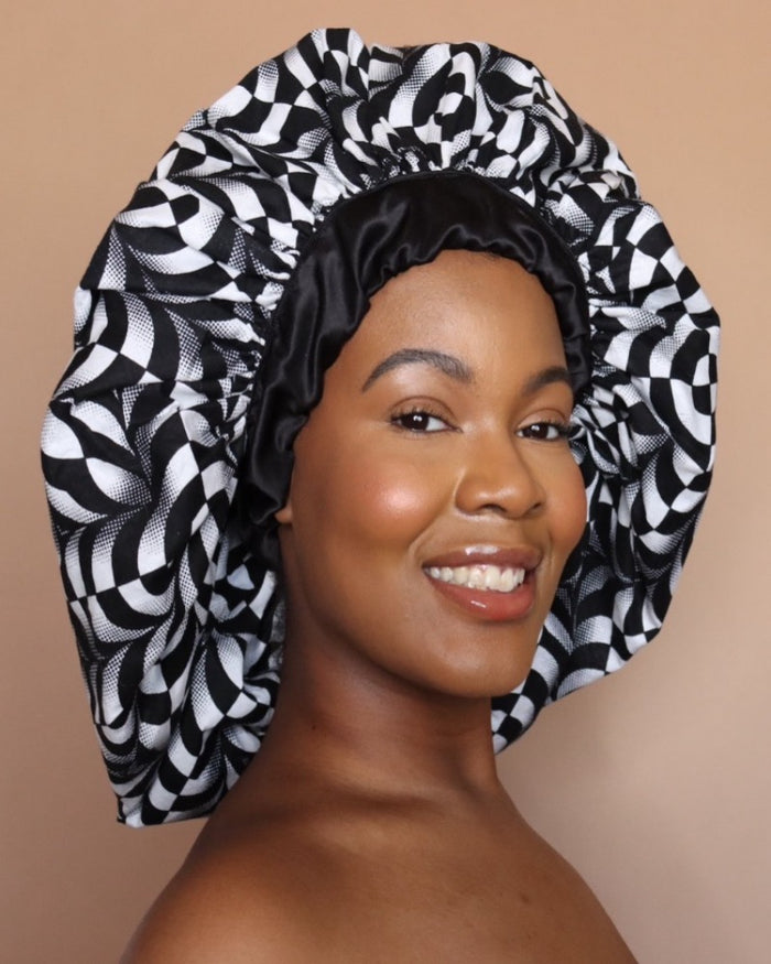 Abrihet Silk Lined Hair Bonnet