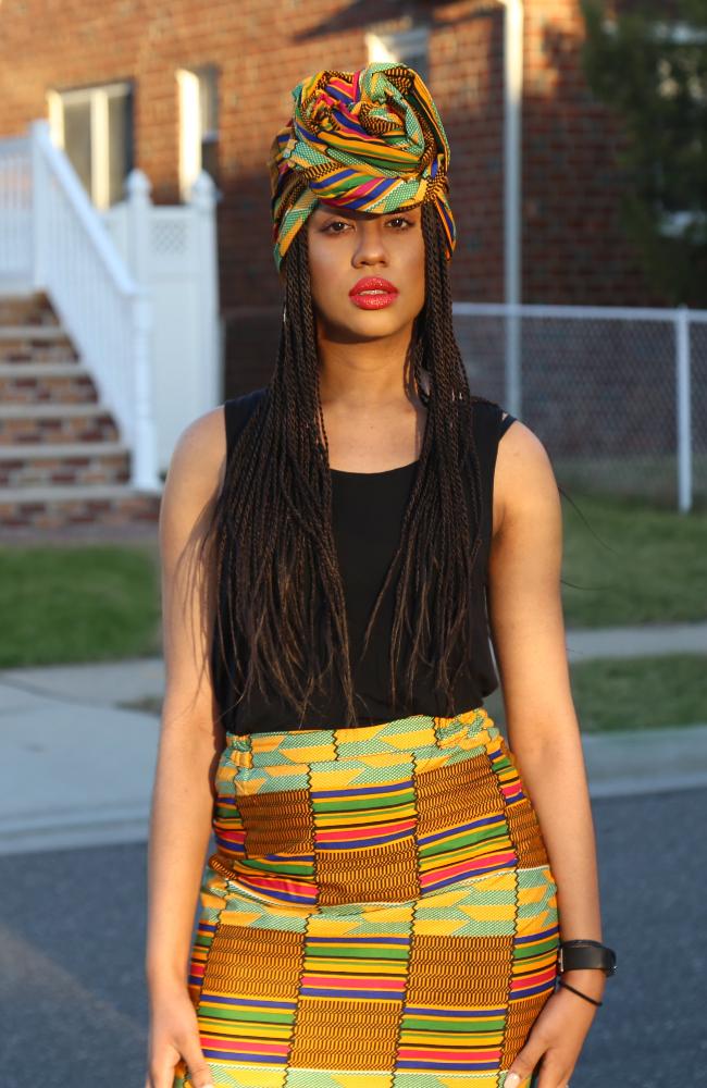 Pencil Skirt Kente African print