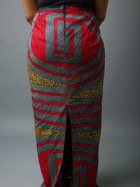 Nefertiti Long Pencil Skirt